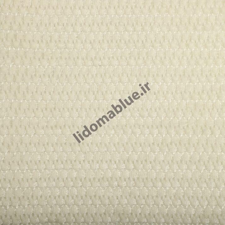 پارچه باتیس مخمل ساده طرح پارچه گرد بافت رنگ سفید