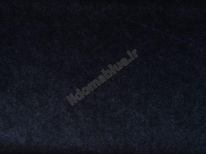 پارچه حور مخمل براق ساده بدون خواب رنگ سرمه ای
