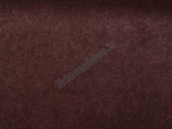 پارچه حور مخمل براق ساده بدون خواب رنگ بادمجانی