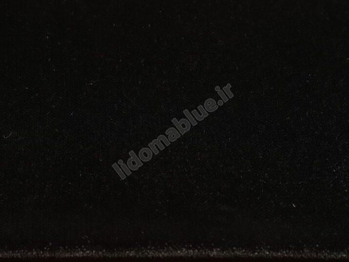 پارچه مخمل براق ماکان طرح ساده رنگ مشکی